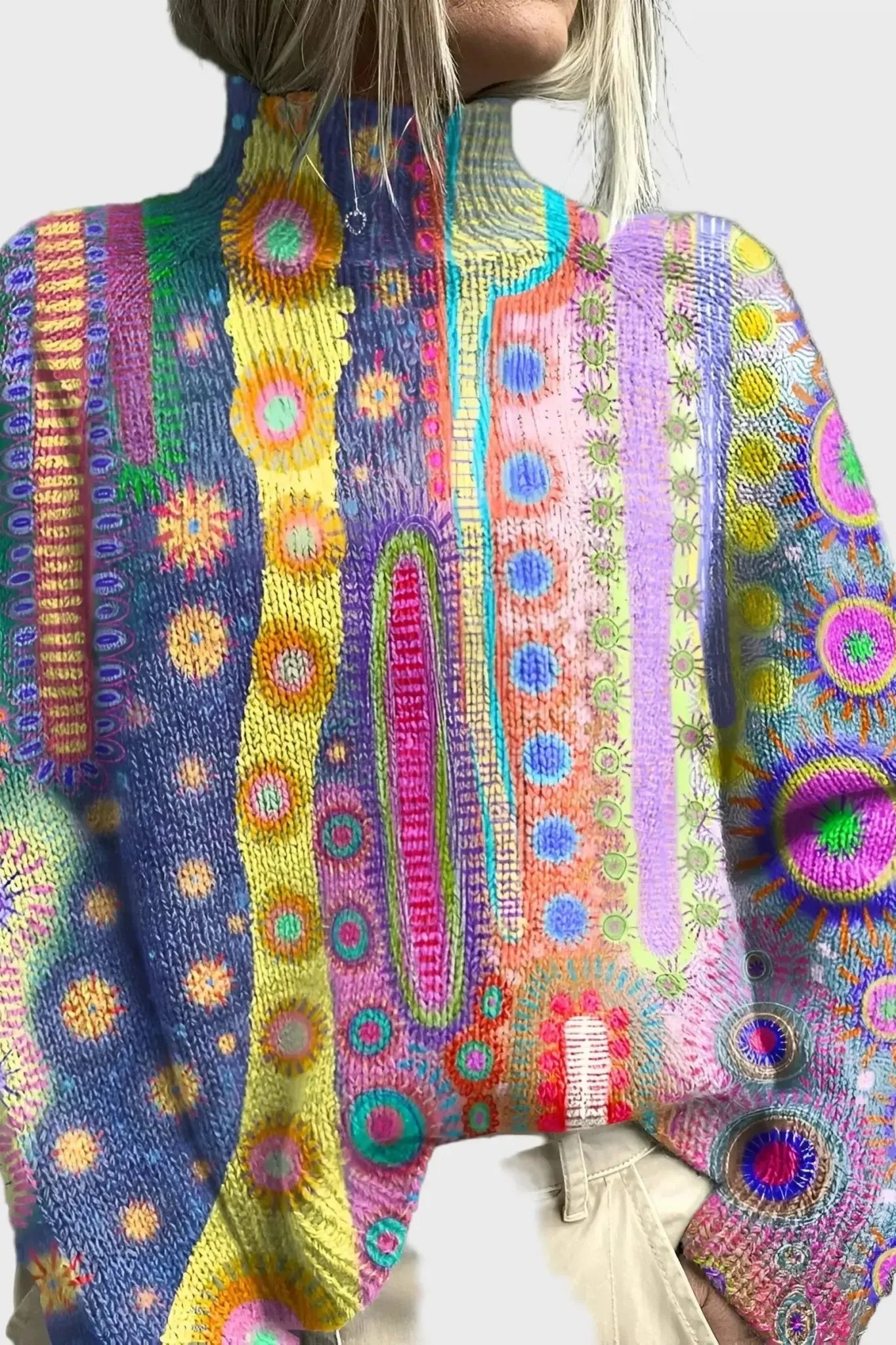 Gitte | Camisola de Malha Artística