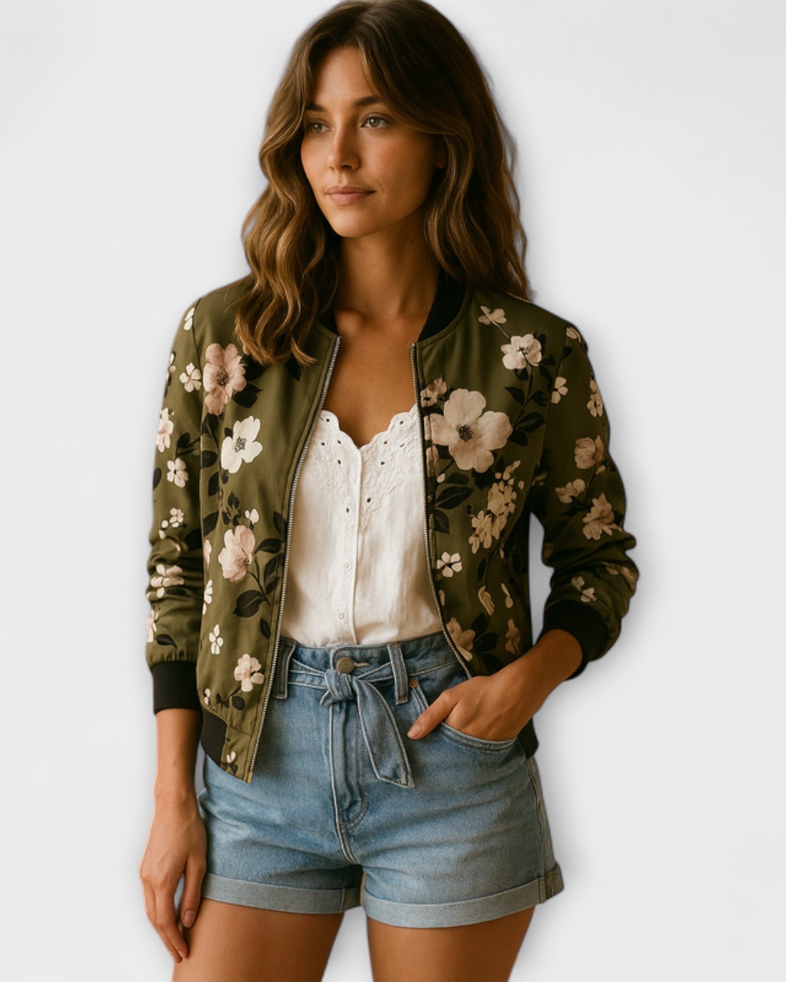 Henriette | Casaco bomber de flores