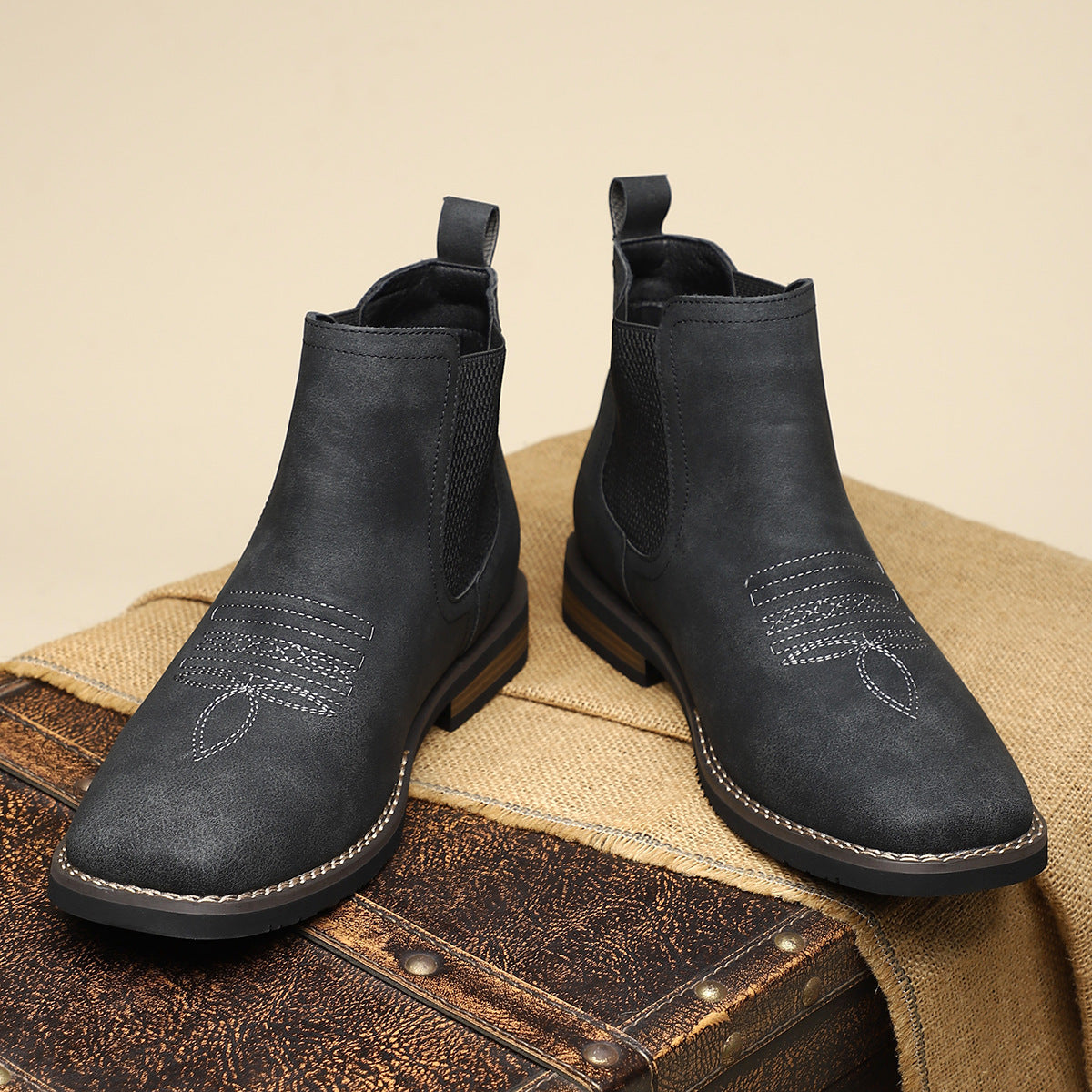 Henrik™ | Botas de couro clássicas para homens