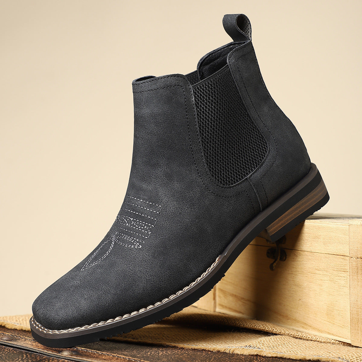 Henrik™ | Botas de couro clássicas para homens