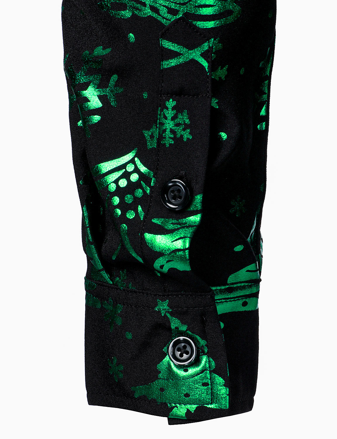 Camisa de Manga Longa Regular Fit Verde para Homens