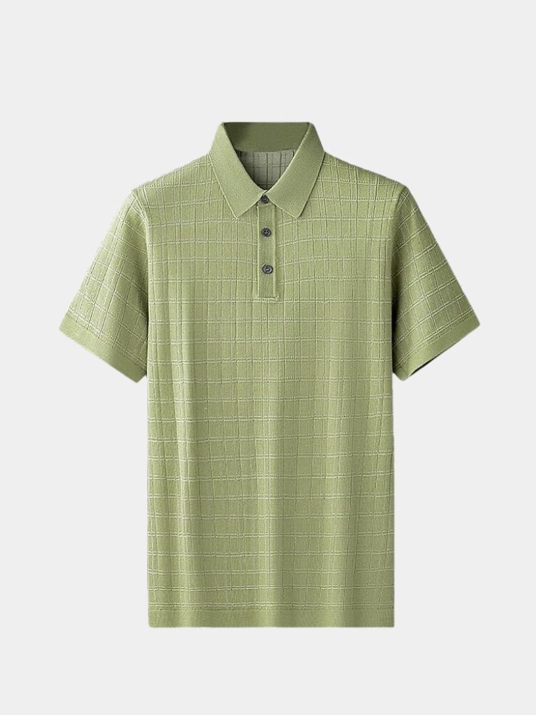 Holger™ | Pólo de Malha Clássica Preta