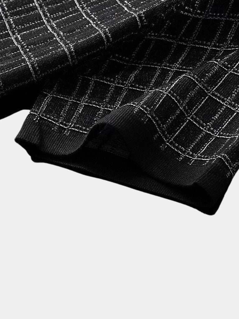 Holger™ | Pólo de Malha Clássica Preta