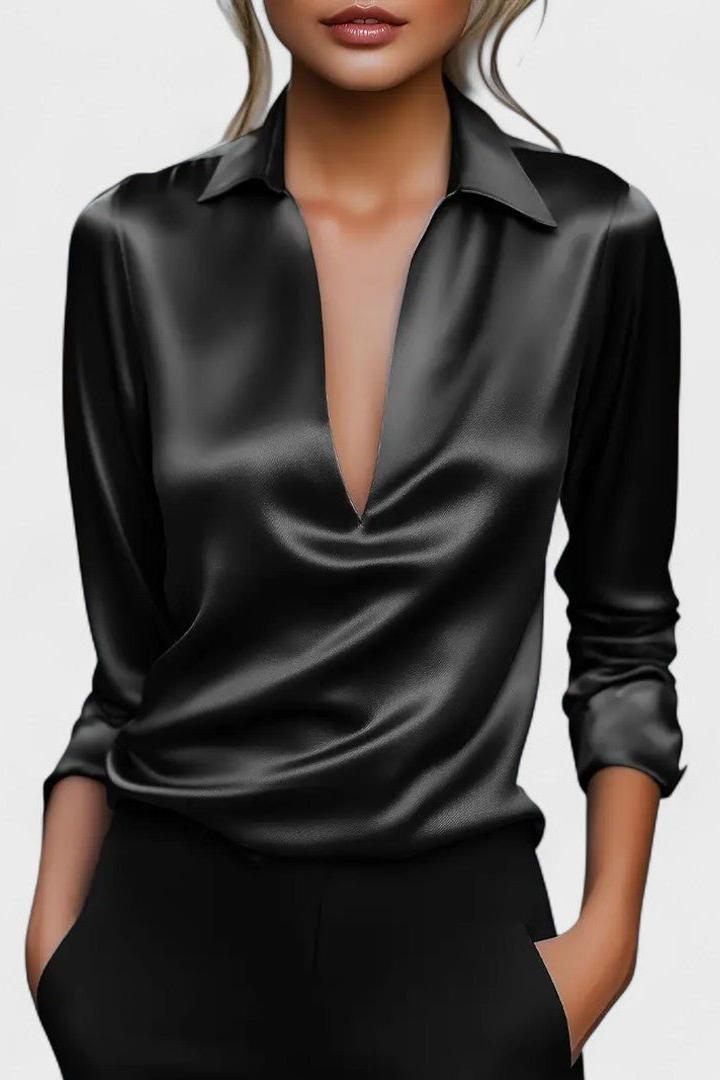 Ida | Camisa de cetim