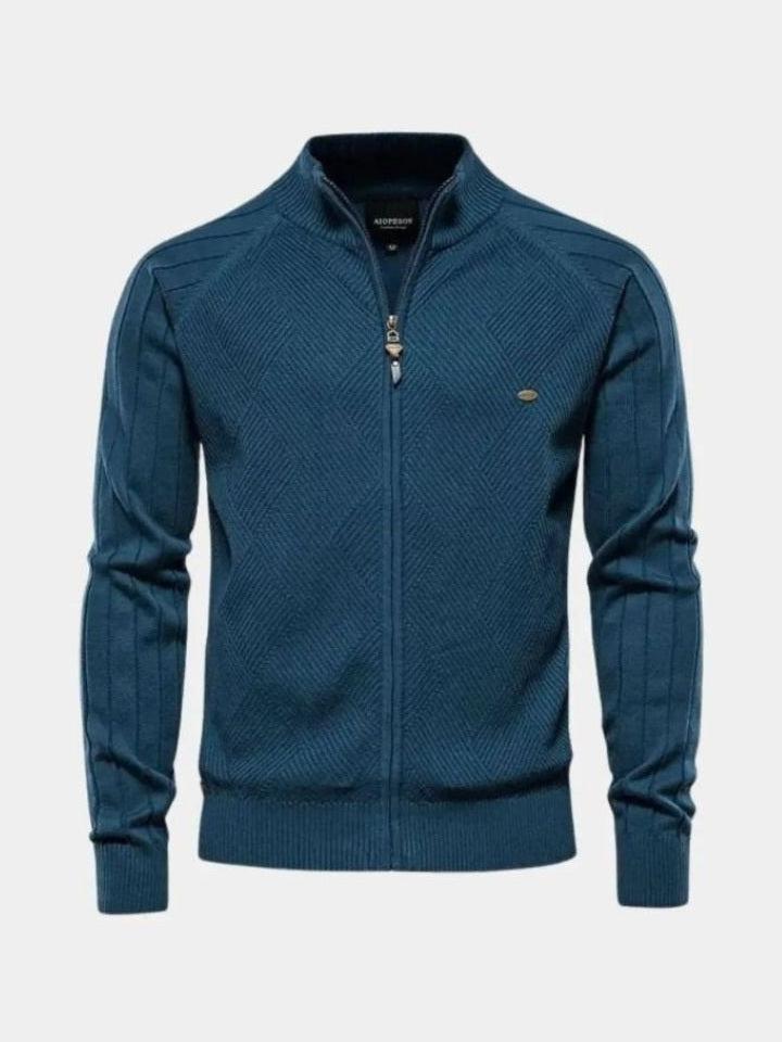 Jacquard™ | Cardigan de Malha com Zíper