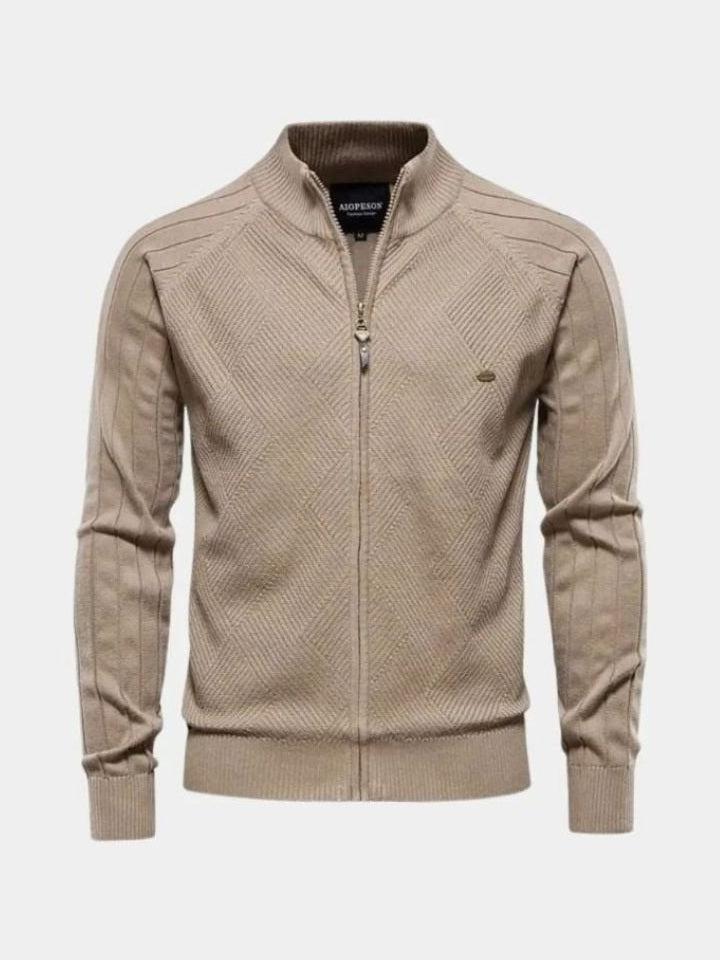 Jacquard™ | Cardigan de Malha com Zíper