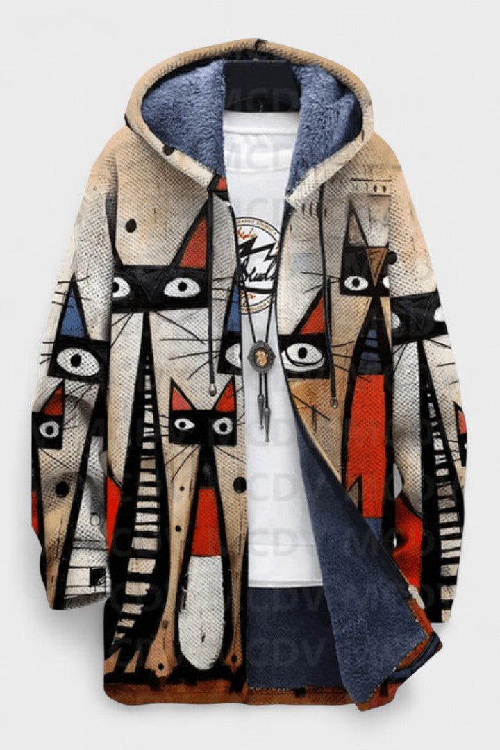 Karolína™ | Cardigan de luxo artístico