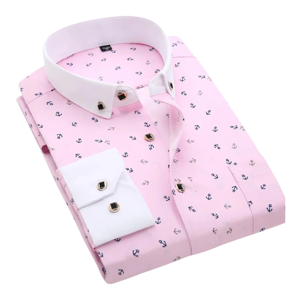 Klaas™ | Camisa com Estampa Náutica