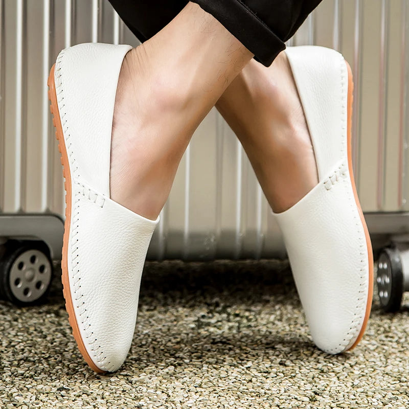 Mocasins de Couro Leves