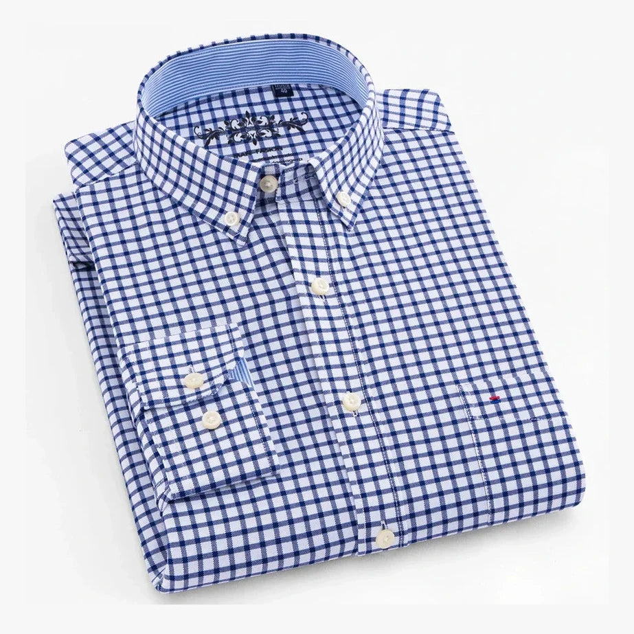 Liam™ | Camisa de Algodão Elegante