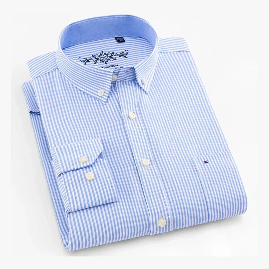Liam™ | Camisa de Algodão Elegante