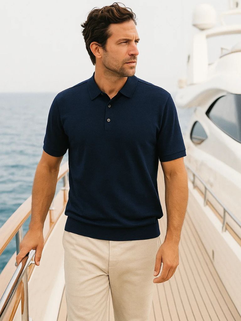 Liam™ | Polo Marinho Windsor