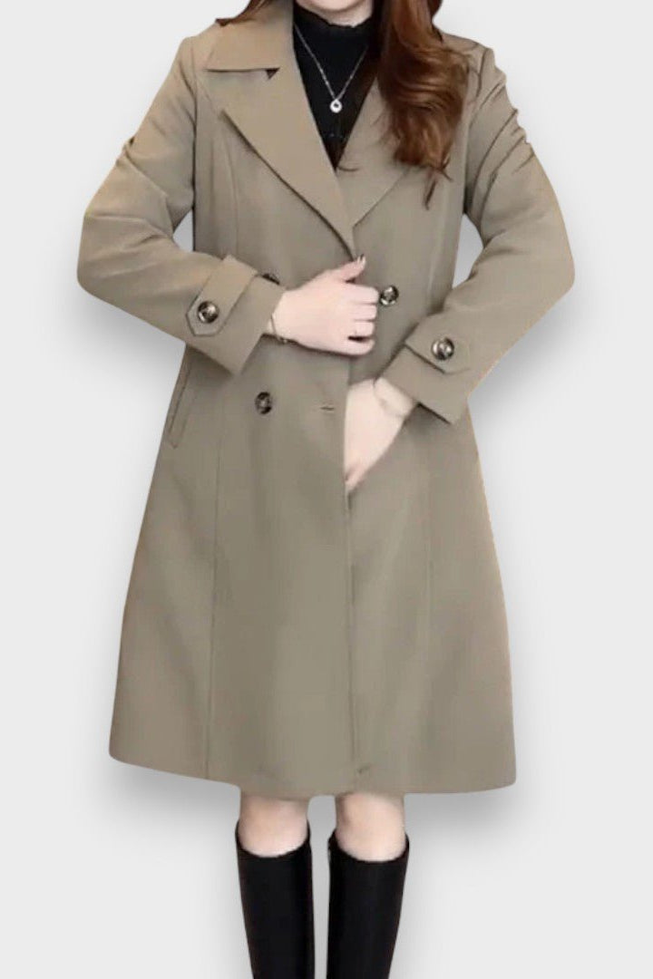 Luisa™ | Trenchcoat elegante em design clássico