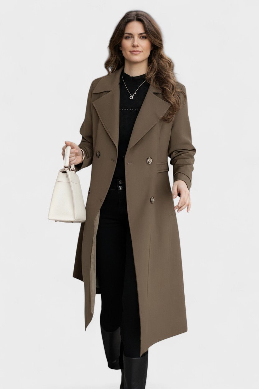 Luisa™ | Trenchcoat elegante em design clássico