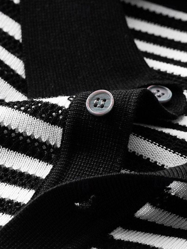 Malthe™ | Polo Clássica Listrada