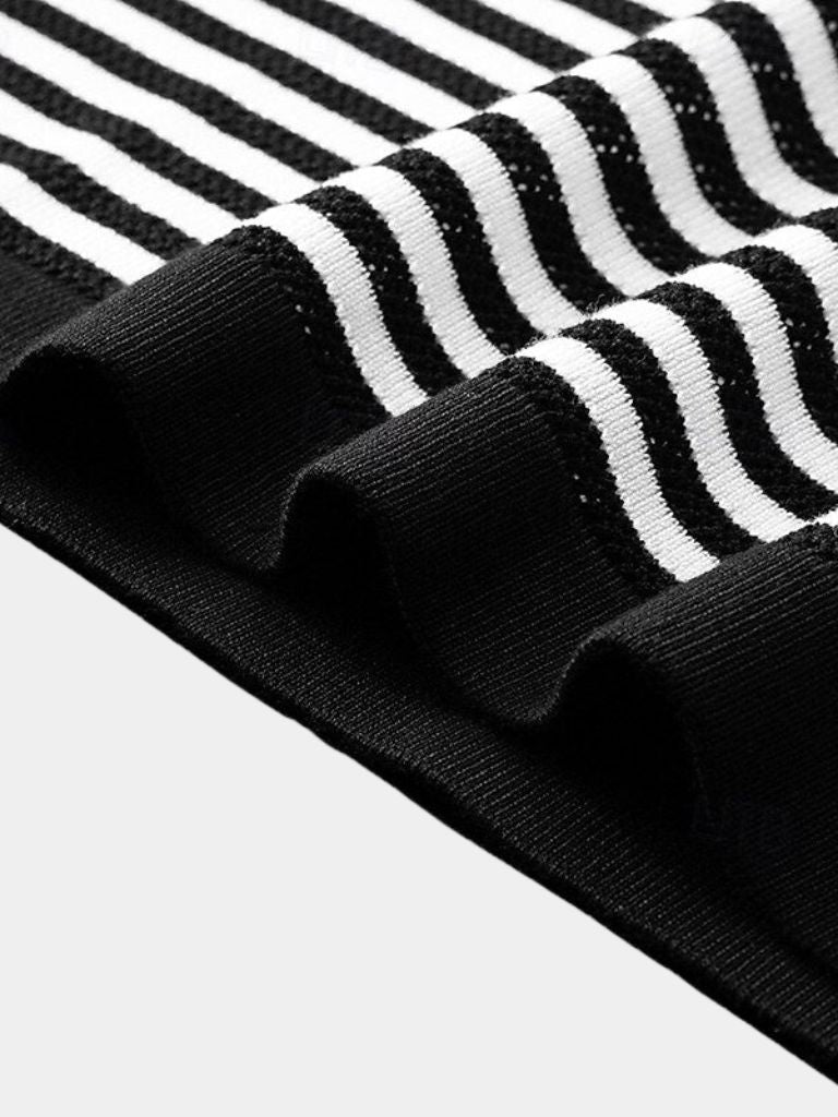 Malthe™ | Polo Clássica Listrada