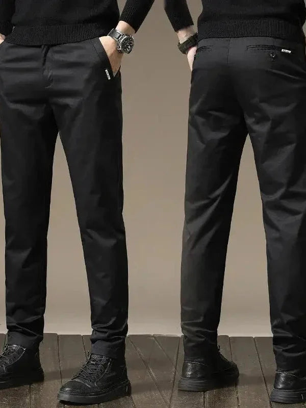 Malthe™ | Calças Básicas Retas