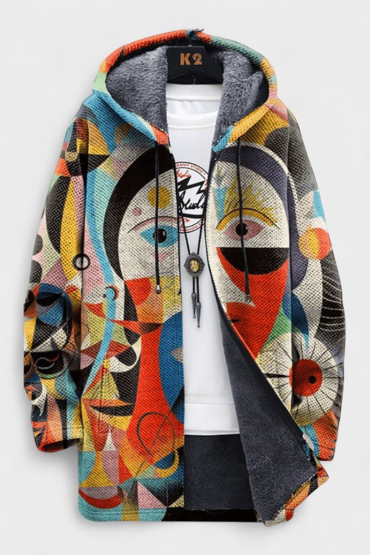 Marcela™ | Cardigan de luxo artístico