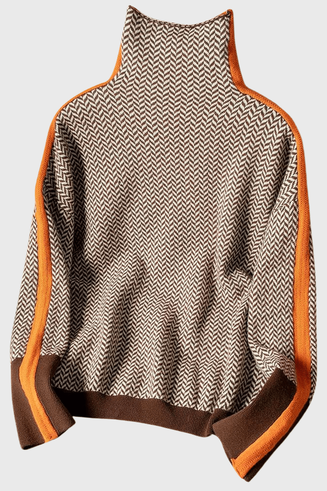 Marie | Pullover de lã de gola alta