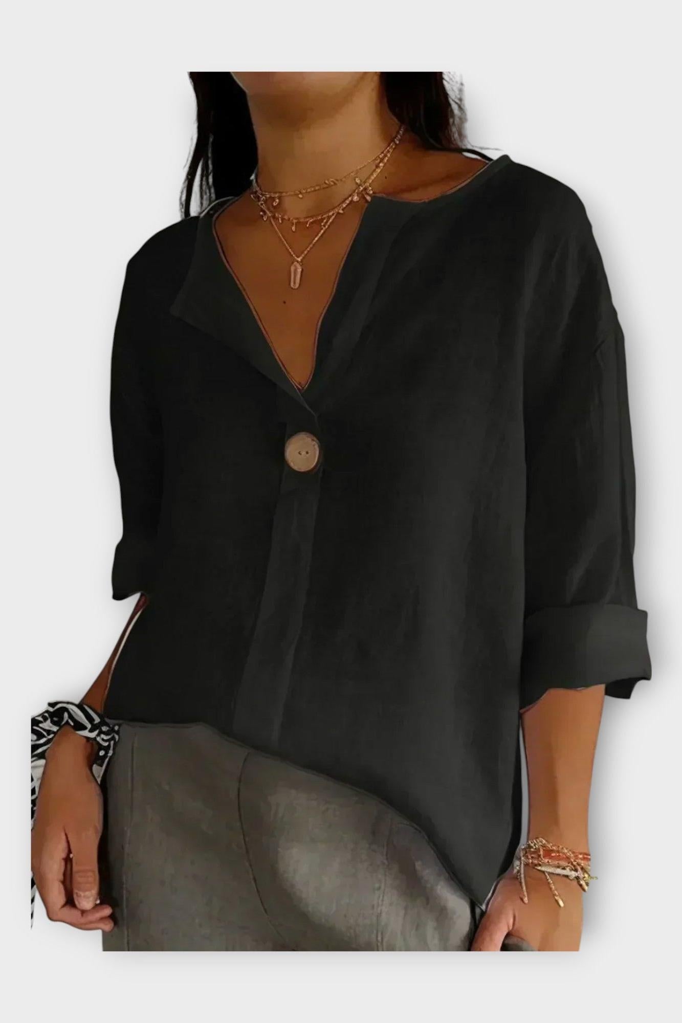 Marie | Camisa de gola em V