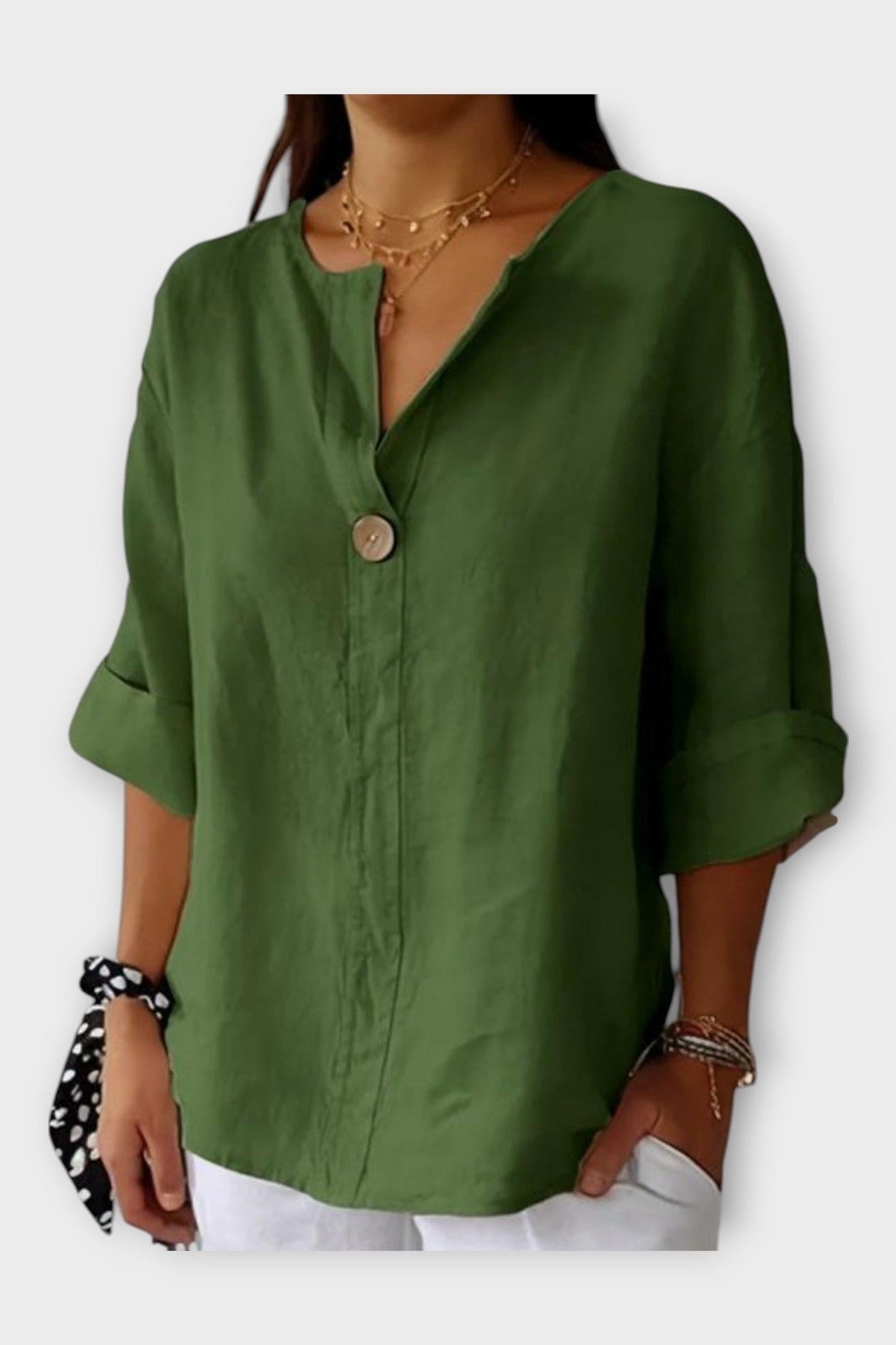 Marie | Camisa de gola em V