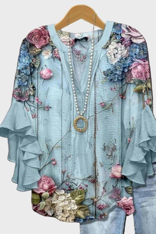 Mette | Blusa Azul Claro