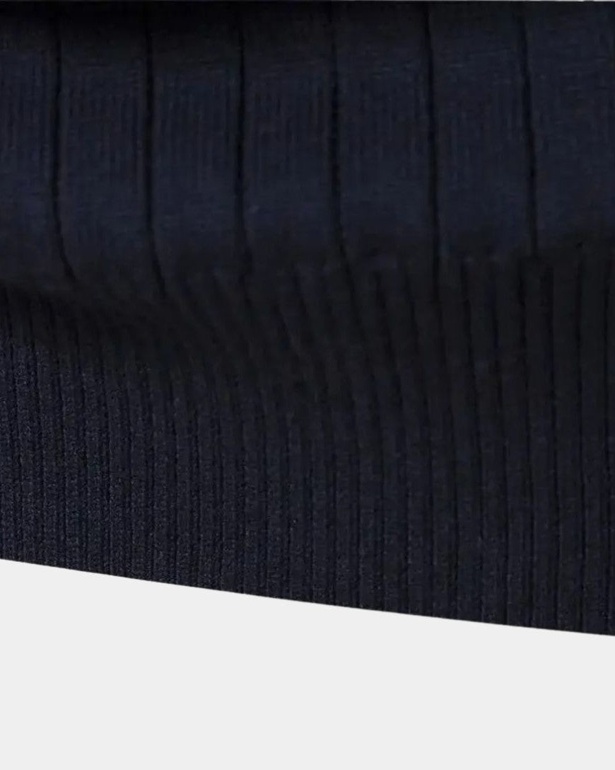 Mikkel™ | Sweater de Algodão com Meia-Zip