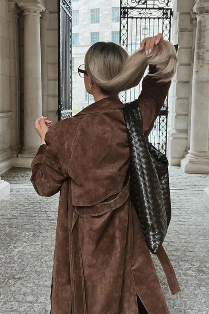 Mille™ | Elegante casaco de camurça