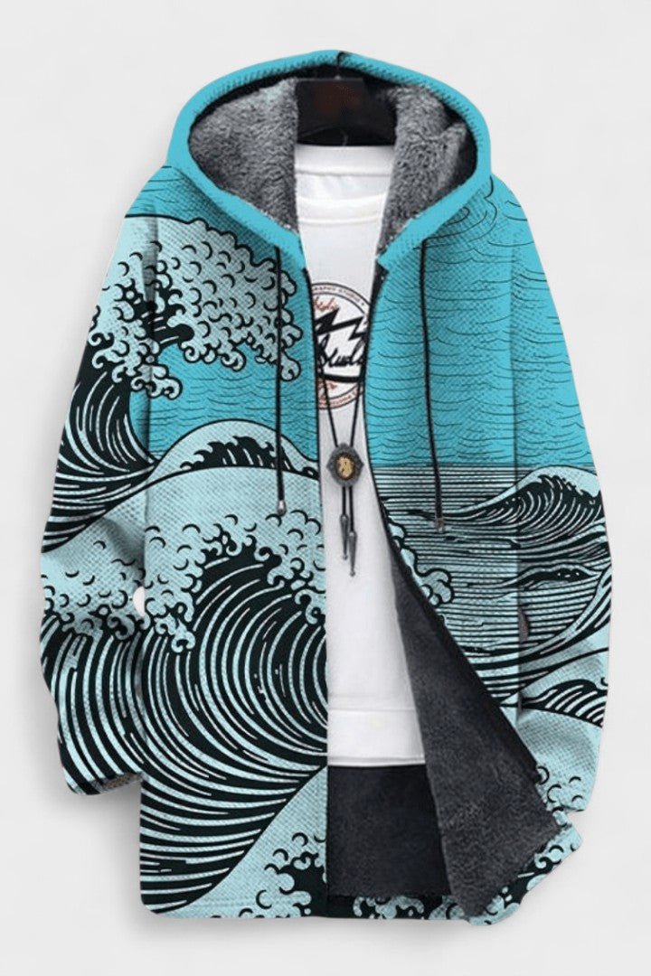 Nikola™ | Cardigan de luxo artístico