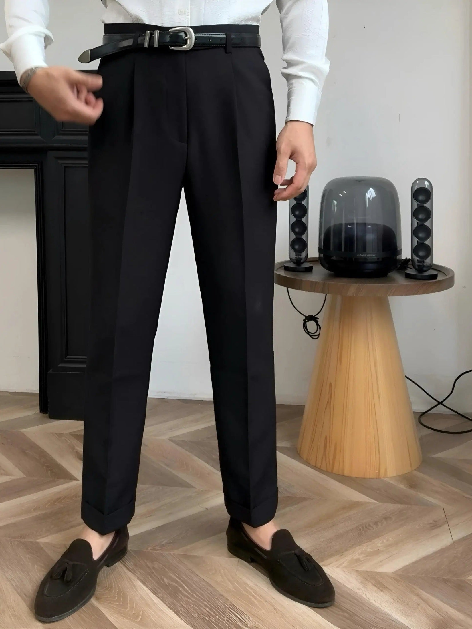 Patrick™ | Calças Hollywood com Cinto