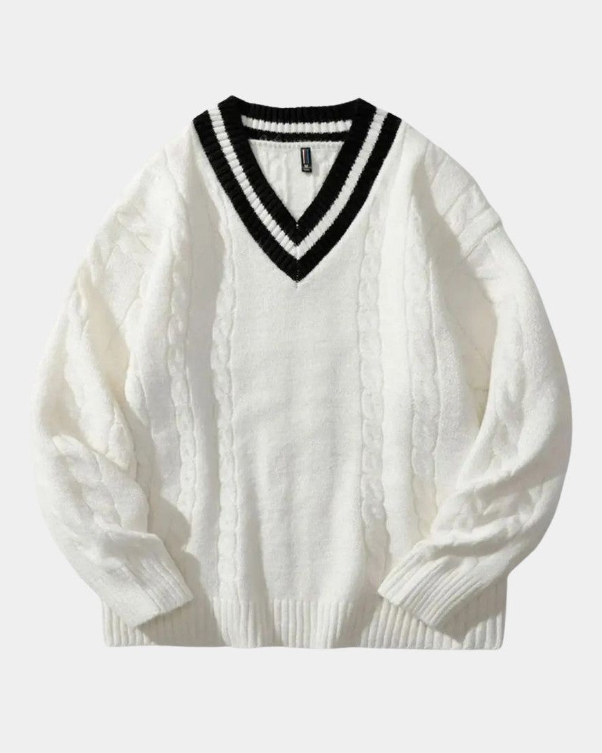 Poul™ | Malha com Decote em V