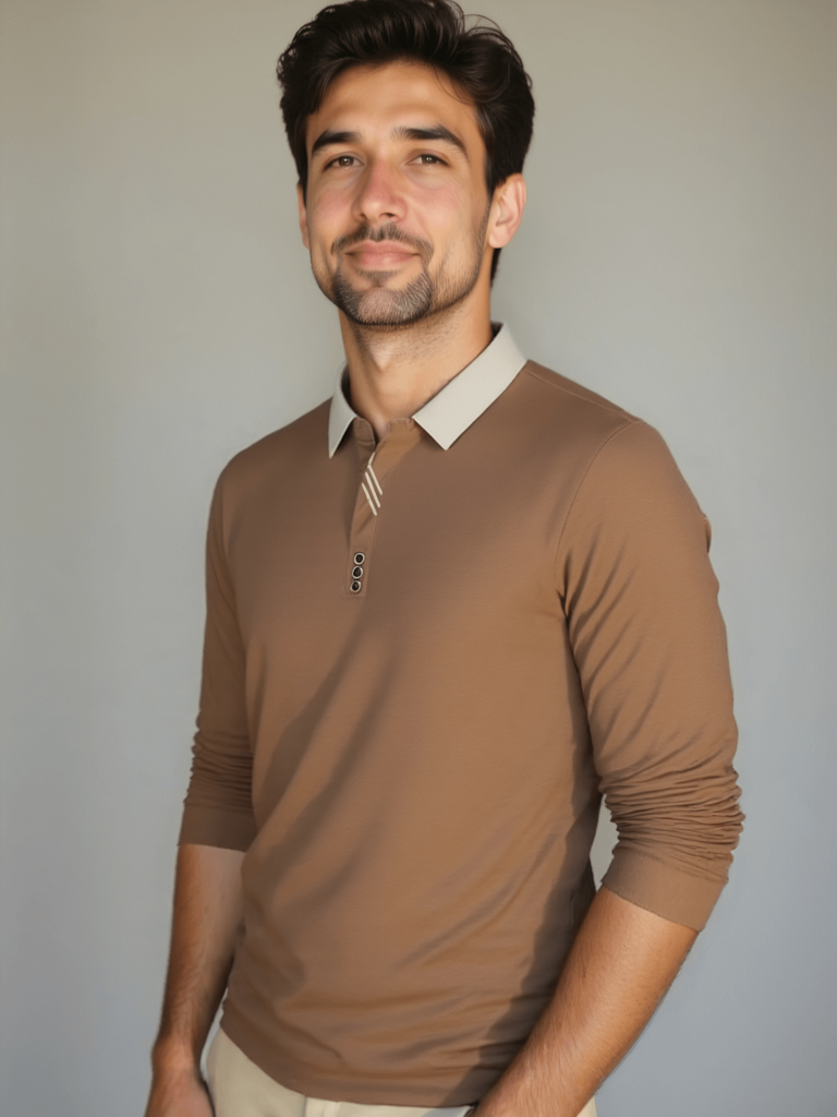 René™ | Polo Elegante de Manga Longa