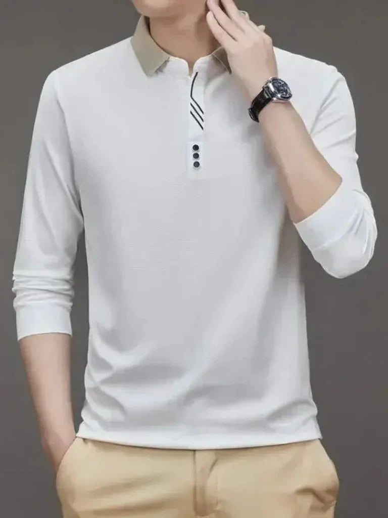René™ | Polo Elegante de Manga Longa
