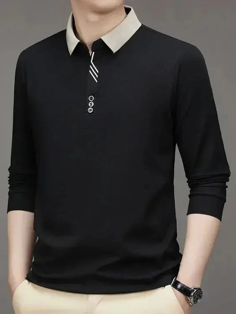 René™ | Polo Elegante de Manga Longa