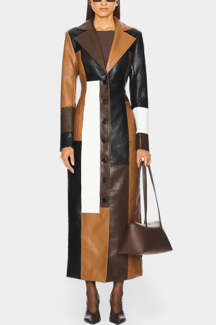 Solveig | Trenchcoat em Patchwork