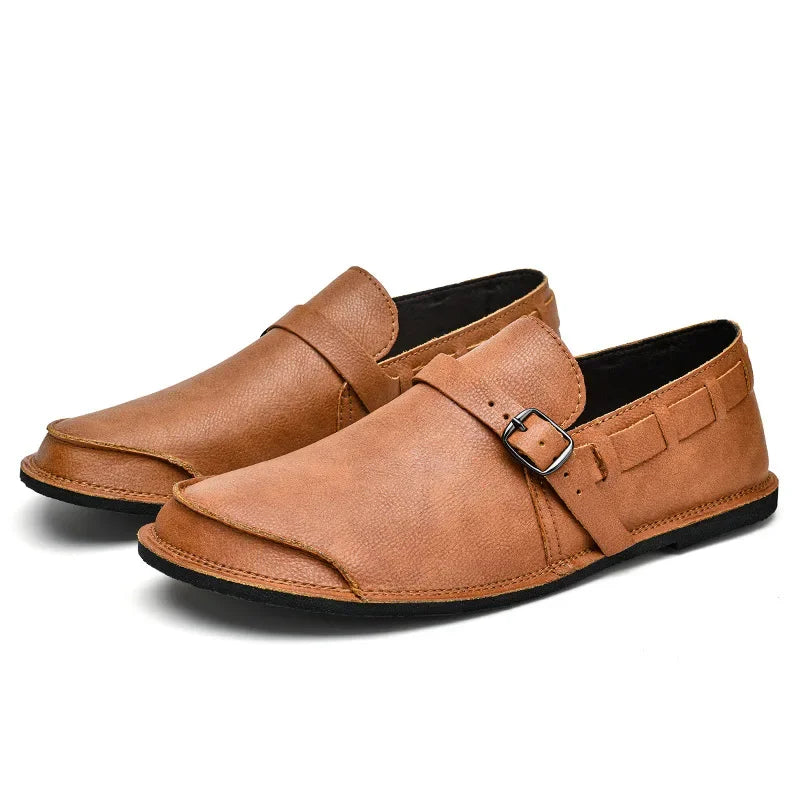 Mocassins de Couro Elegantes