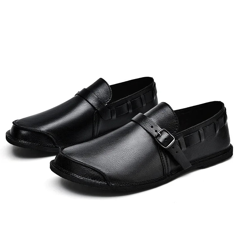 Mocassins de Couro Elegantes