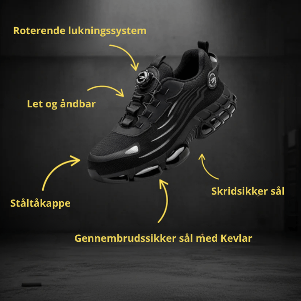 StålVagt™ S3 Pro | S3 sapatos de segurança para trabalho