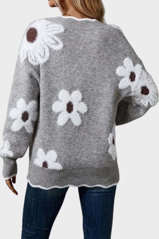 Thea | Sweater de Flores