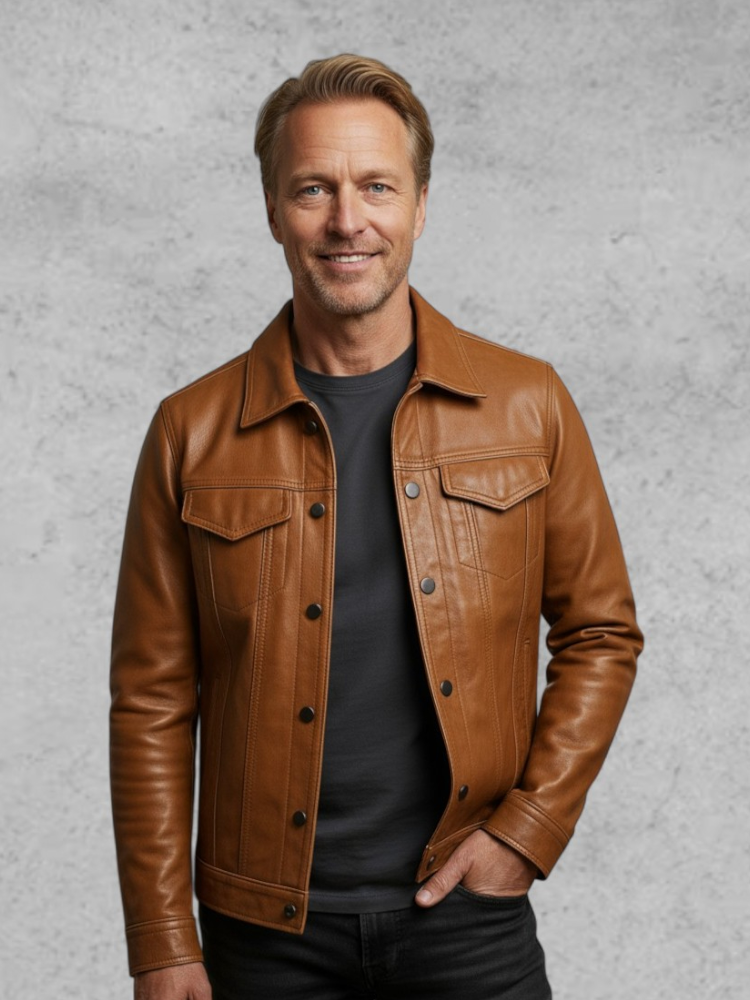 Ulrik™ | Casaco de Moto em Couro Premium