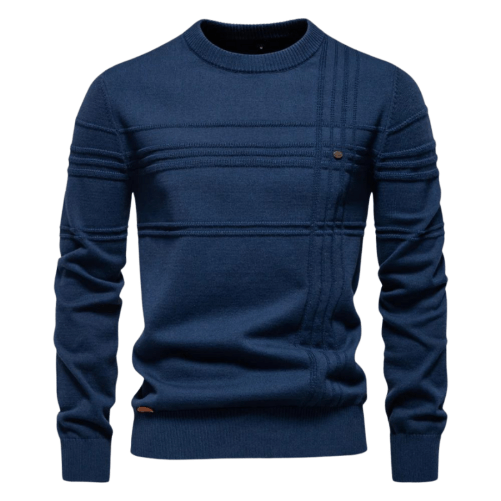 Burkhard™ | Pullover elegante para homem com design de losangos