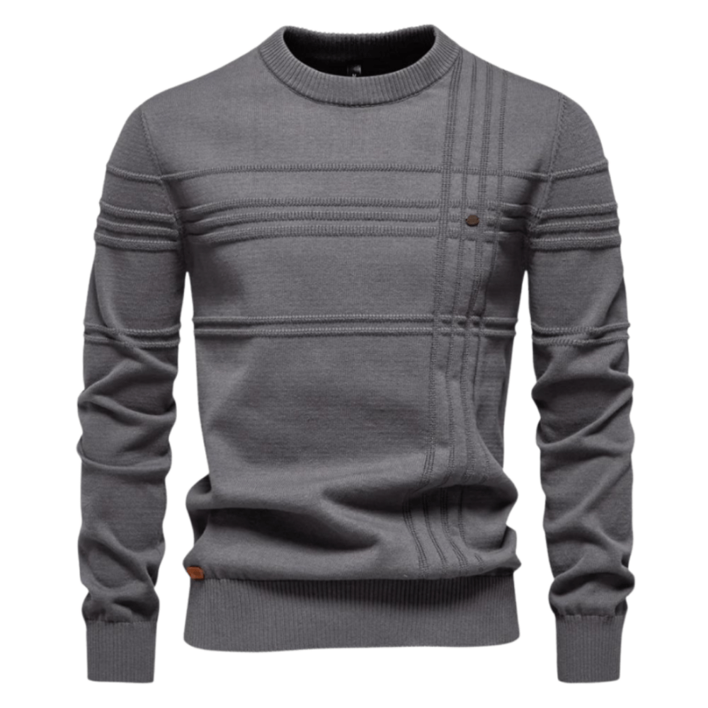 Burkhard™ | Pullover elegante para homem com design de losangos