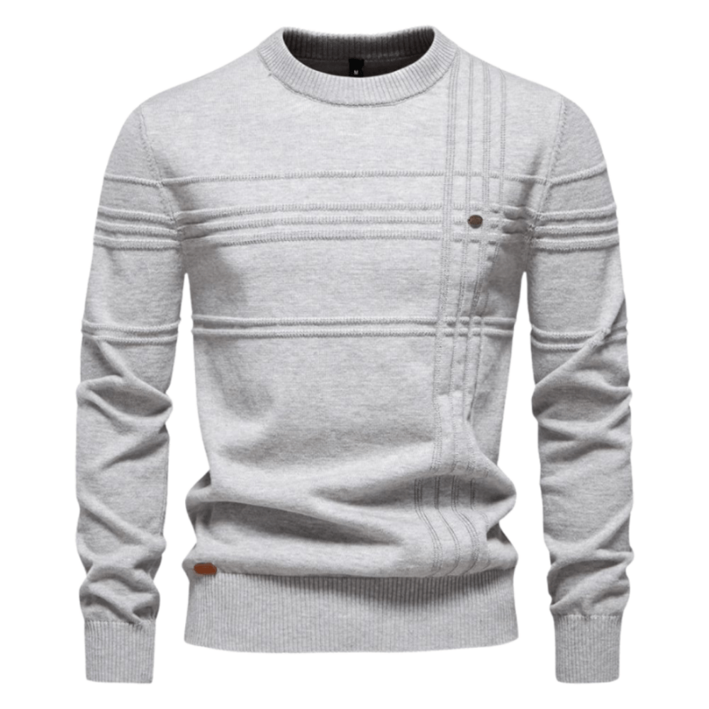 Burkhard™ | Pullover elegante para homem com design de losangos