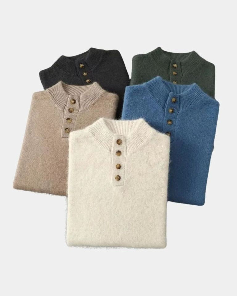 Valdemar™ | Casaco de Malha com Cinto