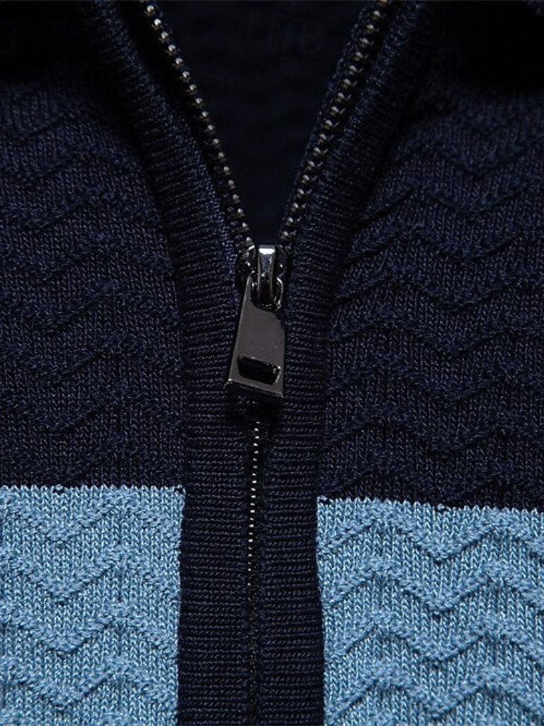 Viktor™ | Polo Slim Clássica com Gola Zíper